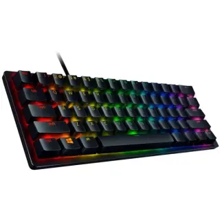 Razer Huntsman Mini, Gaming-Tastatur (schwarz, DE-Layout, Razer Linear Optical (Red), B-Ware)