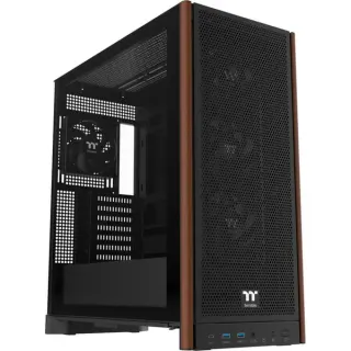 Thermaltake S370 WS Black, Tower-Gehäuse (schwarz, Tempered Glass)