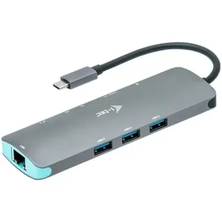 i-tec Nano-Dockingstation (grau, HDMI, USB-C, USB, RJ-45)