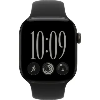Apple Watch Series 12, Smartwatch (schwarz, Aluminium, 42 mm, Sportarmband schwarz M/L)