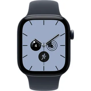 Apple Watch Series 12, Smartwatch (dunkelblau, Keramik, 42 mm, Sportarmband Navyblau M/L, Cellular)