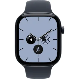 Apple Watch Series 12, Smartwatch (dunkelblau, Keramik, 46 mm, Sportarmband Navyblau S/M, Cellular)
