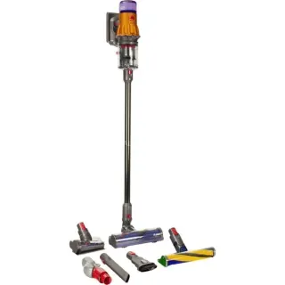Dyson V12 Detect Slim Absolute (2023), Stielstaubsauger (grau/gelb, B-Ware)