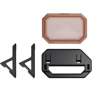 Thermaltake Chassis-Ständer-Kit für The Tower 600 Mocha Mousse (schwarz/mocca, zum horizontalen Aufstellen)