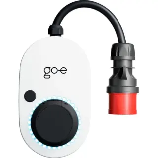 go-e Charger Gemini flex, 22 kW (32A 3-phasig), Wallbox (weiß/schwarz, mobile Ladestation)