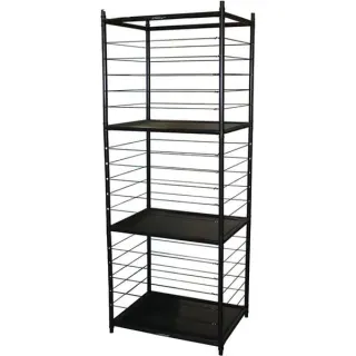 VEDES New Sports Ballständer mit drei Ablageflächen aus hochwertigem Kunststoff, Aufbaumaße ca. 80 x 60 x 200 Zentimeter (B-Ware)