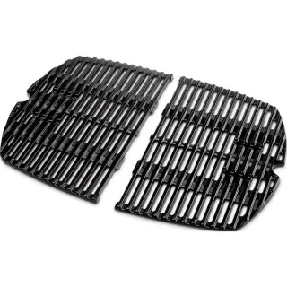 Weber Grillrost Set 7645, für Q 200- / 2000 Serie (2-teilig, Gusseisen, B-Ware)