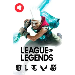 RIOT League of Legends Card 100 EUR, Gamecard