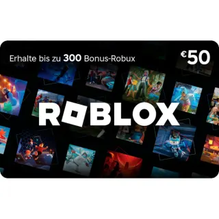 Roblox Gift Card 50 EUR, Gamecard