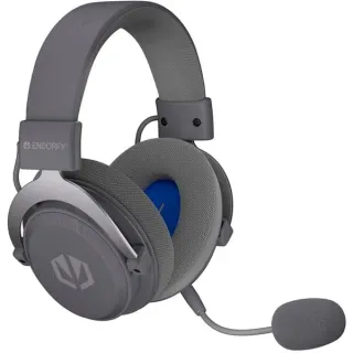 ENDORFY VIRO Infra Wireless Alt Gray, Gaming-Headset (grau, 2,4-GHz-USB-C-Dongle, Bluetooth, USB-C, 3,5mm-Klinke)