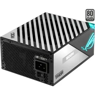 ASUS ROG THOR 1600W Titanium 1600W, PC-Netzteil (schwarz, mit Aura-Sync und einem OLED-Display, 1600 Watt, B-Ware)
