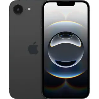 Apple iPhone 16e 128GB Generalüberholt, Handy (schwarz, iOS, 8 GB)