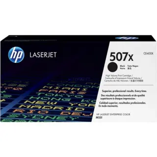 HP Toner schwarz 507X (CE400X) (schwarz, Retail)