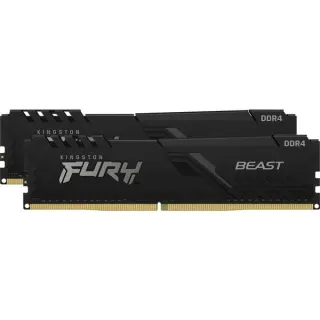 Kingston FURY DIMM 16 GB DDR4-3600 (2x 8 GB) Dual-Kit, Arbeitsspeicher (schwarz, KF436C17BBK2/16, Beast, INTEL XMP, B-Ware)