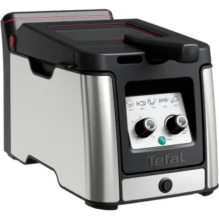 Tefal Fritteuse Clear Duo FR600D (edelstahl/schwarz, 2.000 Watt, Ölbehälter 3,5 Liter, B-Ware)