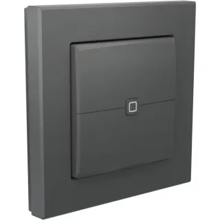 Homematic IP Universal Dimmeraufsatz – Taster (HmIP-UDI-PB2-A) (anthrazit)