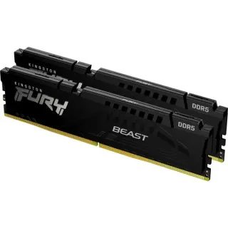 Kingston FURY DIMM 64 GB DDR5-5200 (2x 32 GB) Dual-Kit, Arbeitsspeicher (schwarz, KF552C40BB2K2-64, Beast, INTEL XMP, AMD EXPO)
