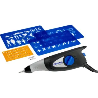 Dremel Gravierset 290-3 Hobby, Gravierer (schwarz/grau, 35 Watt)