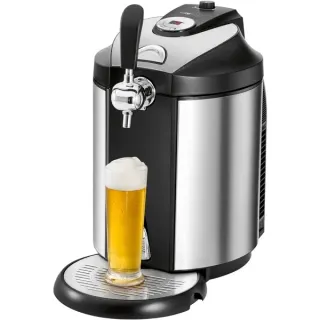 Clatronic Bierzapfanlage BZ 3740 (edelstahl/schwarz, Kühlung 2°C - 12°C)