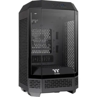 Thermaltake The Tower 250 Black, Tower-Gehäuse (schwarz, Tempered Glass)