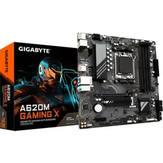 GIGABYTE A620M GAMING X, Mainboard (schwarz/grau)