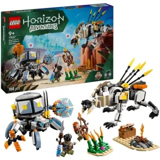 LEGO 77037 Horizon Adventures Aloy und Varl vs. Panzerwanderer und Sägezahn, Konstruktionsspielzeug