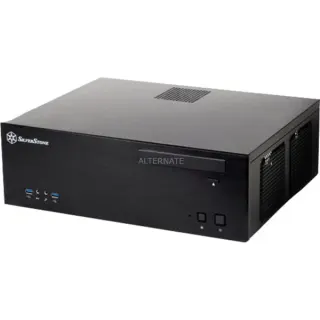 SilverStone GD04B USB 3.0, Desktop-Gehäuse (schwarz, Retail)