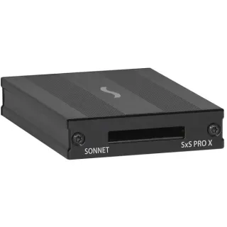 Sonnet SxS PRO X Single-Slot Card Reader, Kartenleser (schwarz, Thunderbolt 3)