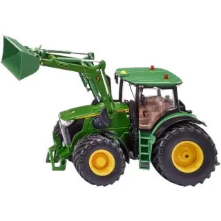 SIKU 6792 CONTROL32 John Deere 7310R mit Frontlader und Bluetooth App-Steuerung, RC (grün, 1:32)