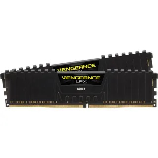 Corsair DIMM 32 GB DDR4-2133 (2x 16 GB) Dual-Kit, Arbeitsspeicher (schwarz, CMK32GX4M2A2133C13, Vengeance LPX, INTEL XMP)