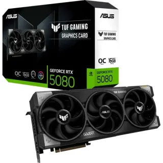 ASUS GeForce RTX 5080 TUF GAMING OC, Grafikkarte (DLSS 5, 3x DisplayPort, 2x HDMI 2.1, B-Ware)