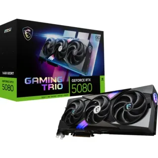 MSI GeForce RTX 5080 GAMING TRIO OC, Grafikkarte (DLSS 5, 3x DisplayPort, 1x HDMI 2.1, B-Ware)