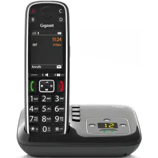 Gigaset E720A, analoges Telefon (grau/schwarz, Anrufbeantworter)