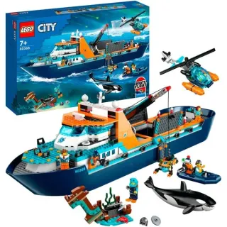 LEGO 60368 City Arktis-Forschungsschiff, Konstruktionsspielzeug (B-Ware)
