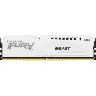 Kingston FURY DIMM 16 GB DDR5-6000, Arbeitsspeicher (weiß, KF560C30BWE-16, Fury Beast, INTEL XMP, AMD EXPO, B-Ware)
