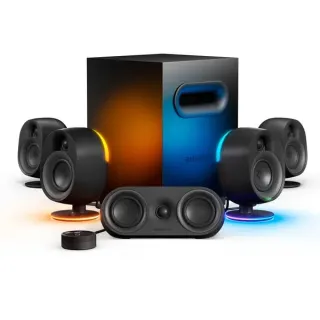 SteelSeries Arena 9, Lautsprecher (schwarz, 3.5 mm Klinke, Bluetooth, Optischer Eingang, B-Ware)
