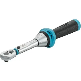 Hazet Drehmomentschlüssel 5107-3CT, 1/4" (blau/schwarz, Umschalt-Knarre)