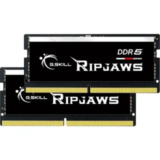 G.Skill SO-DIMM 32 GB DDR5-5600 (2x 16 GB) Dual-Kit, Arbeitsspeicher (schwarz, F5-5600S4040A16GX2-RS, Ripjaws, INTEL XMP)