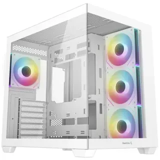 DeepCool CG530 4F , Tower-Gehäuse (weiß, Tempered Glass x 2)