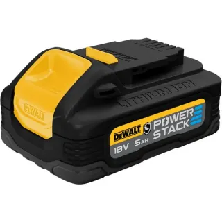 DEWALT Powerstack Akku DCBP518G, 18Volt 5Ah (schwarz, Gehäuseschutz gegen Chemikalien, Säuren und Brennstoffe)
