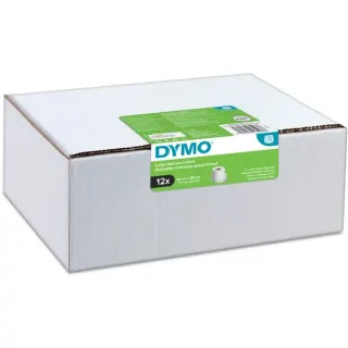 Dymo LabelWriter ORIGINAL VORTEILSPACK Adressetiketten 36x89mm, 12 Rollen mit je 260 Etiketten (permanent klebend, 2093093)