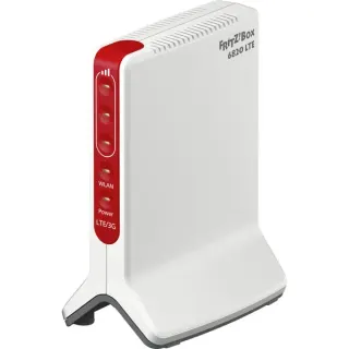 FRITZ! Box 6820 LTE, Mobile WLAN-Router (weiß/rot)