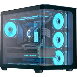 Aerocool P500C-G-BK-v1, Tower-Gehäuse (schwarz, Tempered Glass x 3)