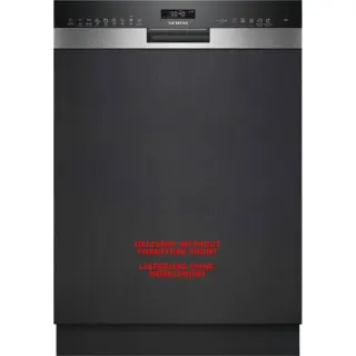 Siemens SN55ES12CE iQ500, Spülmaschine (edelstahl (gebürstet)/schwarz, 60 cm, Home Connect)