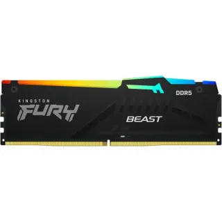 Kingston FURY DIMM 64 GB DDR5-5600, Arbeitsspeicher (schwarz, KF556C36BBEA-64, Beast RGB, INTEL XMP, AMD EXPO)