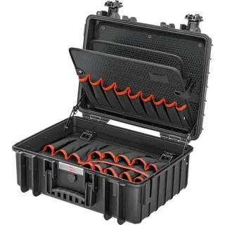 KNIPEX Werkzeugkoffer "Robust" 00 21 35 LE , Werkzeugkiste (staub-, luft- und wasserdicht)