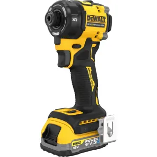 DEWALT Hydraulischer Akku-Schlagschrauber DCF870E2T, 1/4", 18Volt (gelb/schwarz, 2x POWERSTACK Li-Ion-Akku 1,7Ah, in T STAK Box)