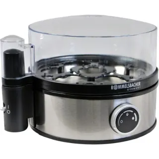 Rommelsbacher Eierkocher ER 400 (edelstahl/schwarz, 400 Watt, für 7 Eier)