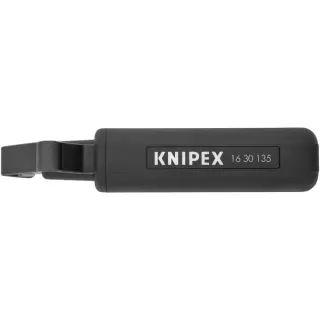KNIPEX Abmantelungswerkzeug 16 30 135 SB, Abisolier-/ Abmantelungswerkzeug (drehbarer Griffkörper, Rändelmutter)