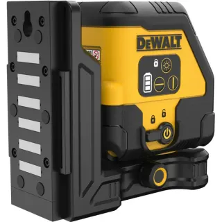 DEWALT Akku-Kreuzlinienlaser DCLE14201RB, 18Volt (schwarz/gelb, mit roten Laserlinien, integrierter Powerstack Li-Ion Akku)